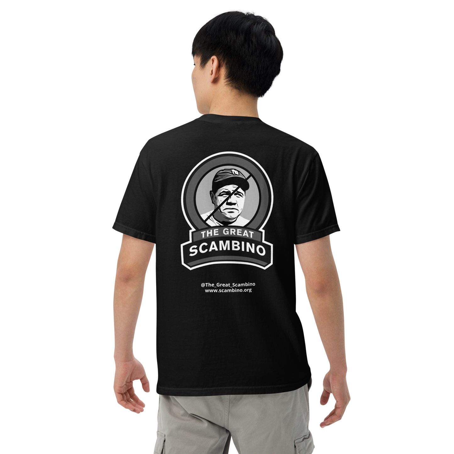 The Great Scambino Official Logo Tee B&W