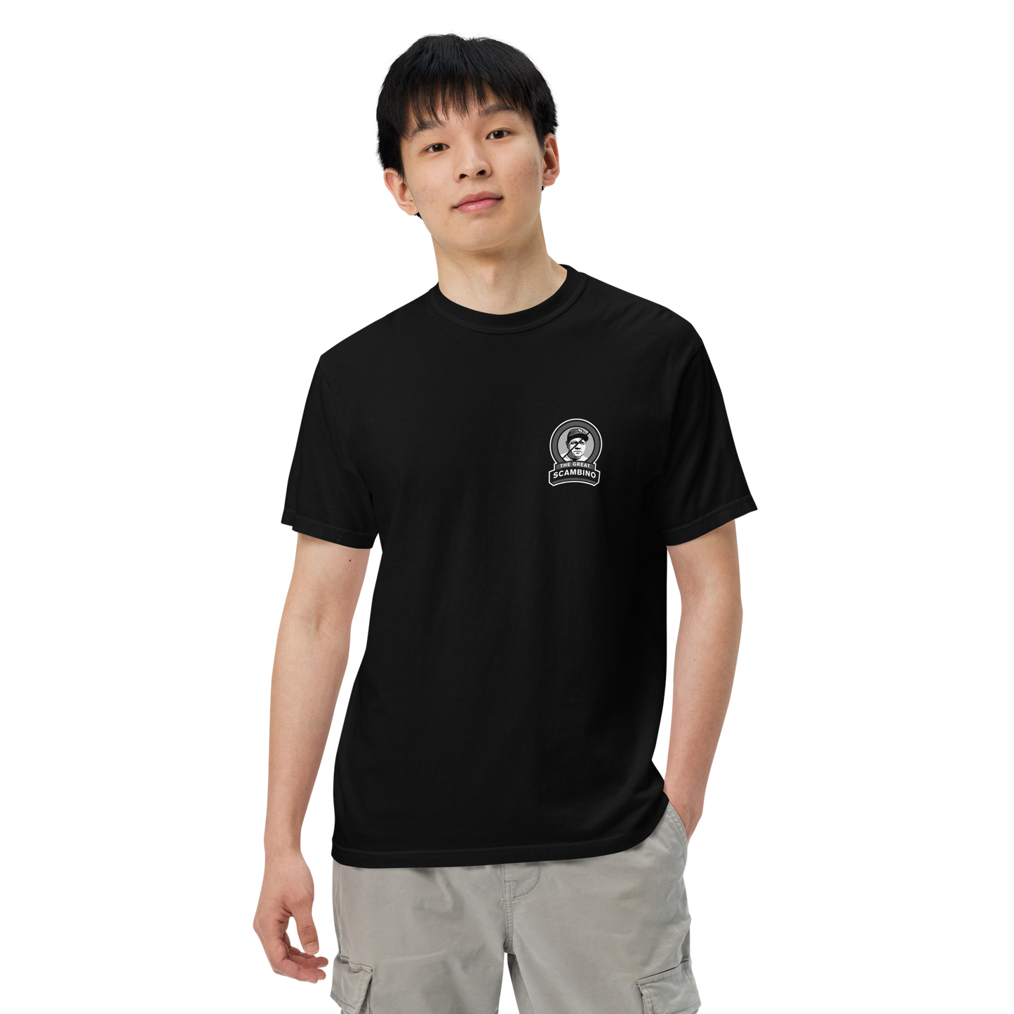 The Great Scambino Official Logo Tee B&W