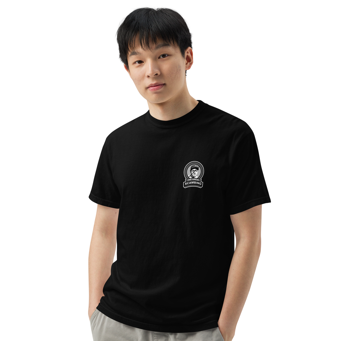 The Great Scambino Official Logo Tee B&W
